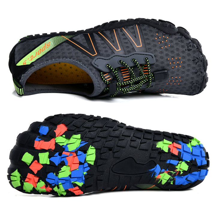 Unisex AquaFlex water shoes for beach adventures & swimming; breathable quick-dry design.