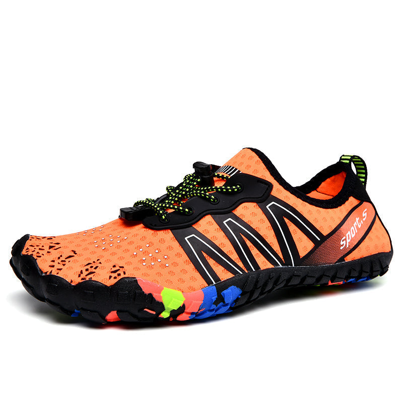 Versatile AquaFlex water shoes, unisex, great for beach, pool, and various water sports.