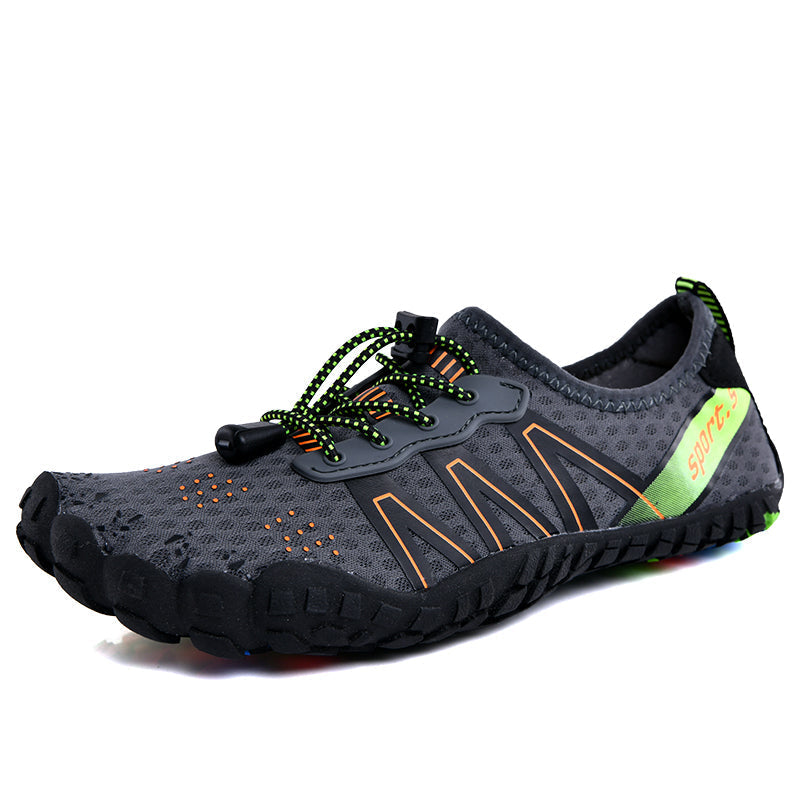 Breathable AquaFlex water shoes for beach & water sports; quick-dry unisex design.