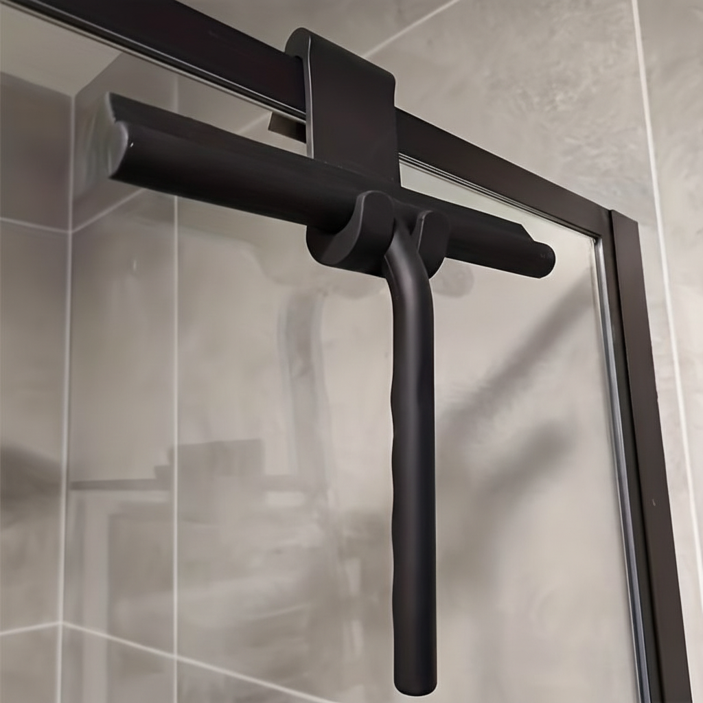 Easy-grip AquaSweep window squeegee, ideal for perfect glass cleaning in any household
