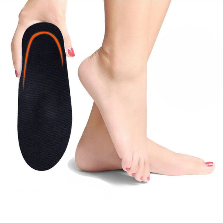 Orthopedic shoe inserts for flat feet, offering pronation control & superior arch support for daily comfort.