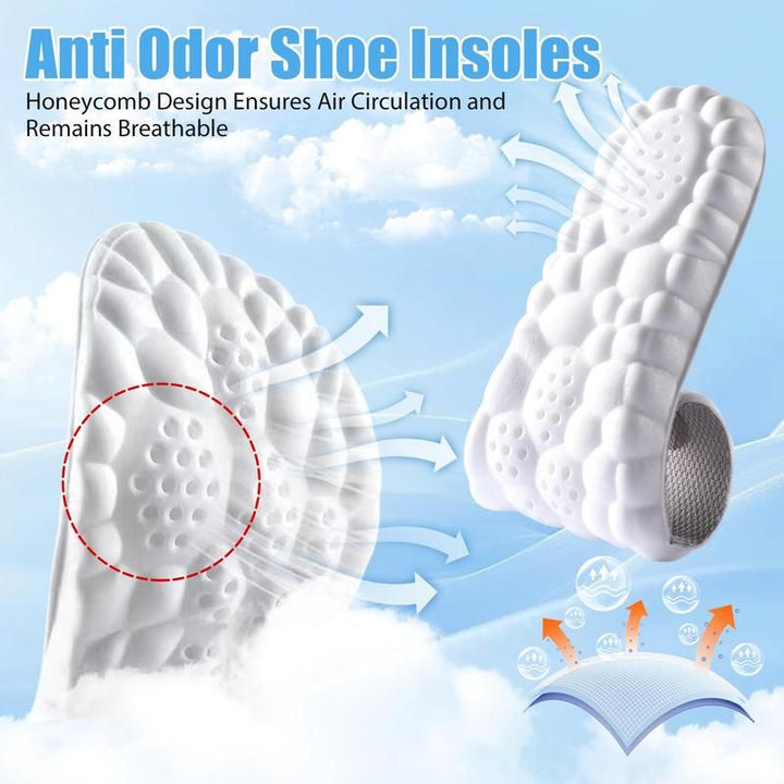 Daily wear unisex insoles with superior arch support, cushioning, & hidden height for all-day comfort.