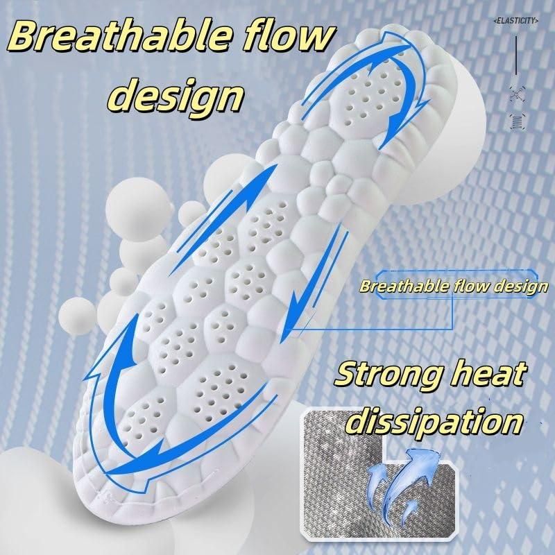 Ergonomic arch support insoles providing hidden height lift, comfort, & foot pain relief for all shoes.