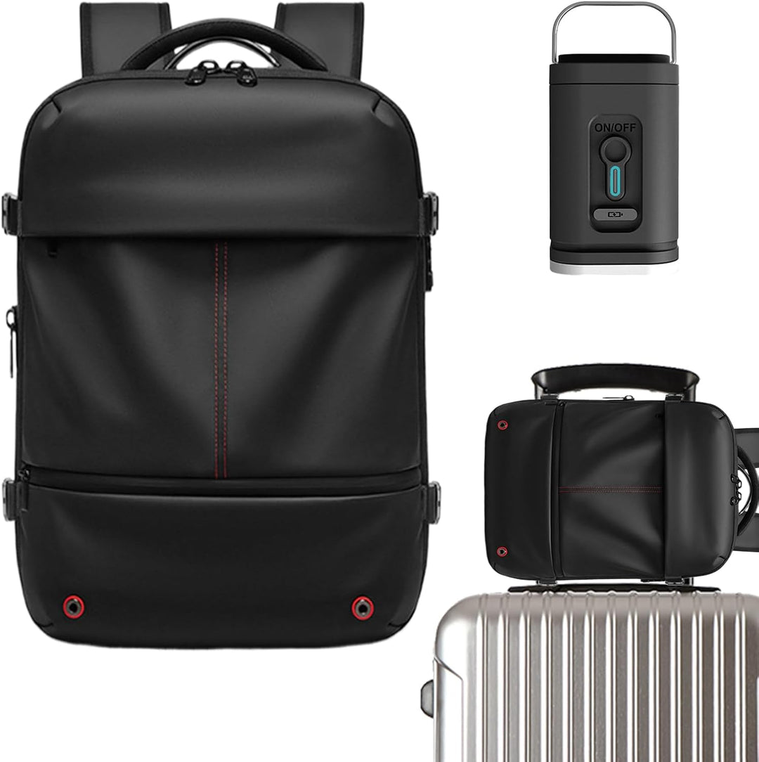 Close-up of Arvid backpack's durable buckle and strap system, built for heavy loads