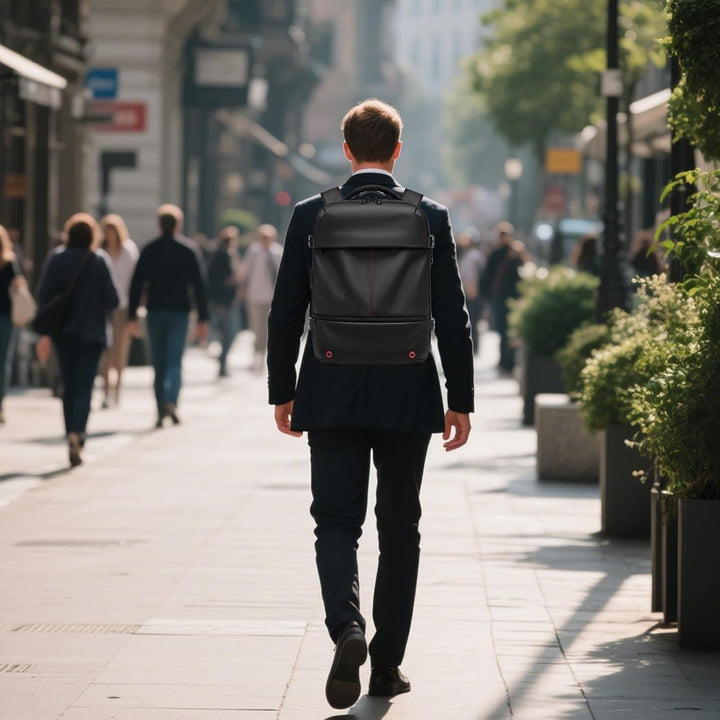 Ergonomic design of Arvid unisex travel backpack, ensuring comfort during long journeys