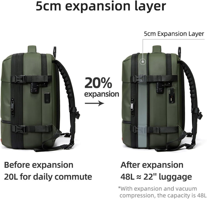 Oxford cloth Arvid travel backpack, a rugged and stylish choice for all your travel needs