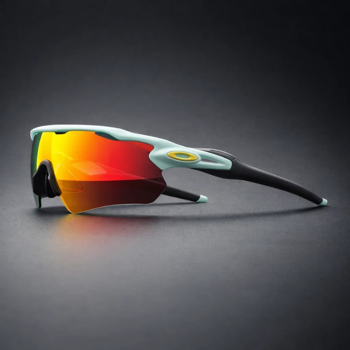 Unisex athletic polarized sunglasses for cycling, hiking & running. Lightweight UV protection sports eyewear.