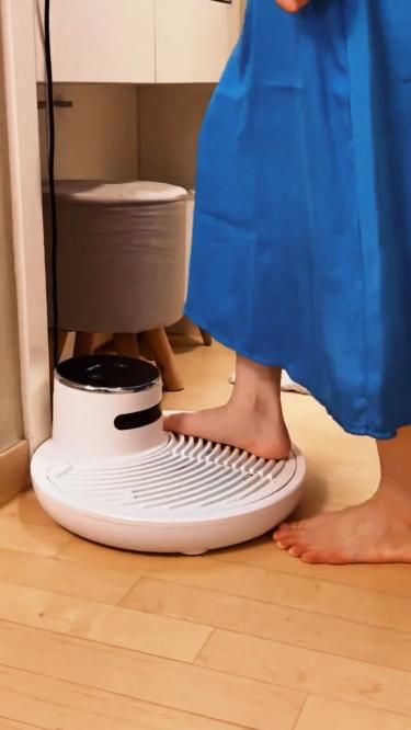 Compact ShowerGust body dryer, plastic construction, ideal for any spa or home bathroom