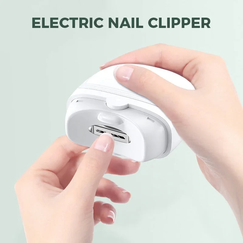 Safe & easy automatic electric nail trimmer and polisher for a perfect manicure, suitable for all.
