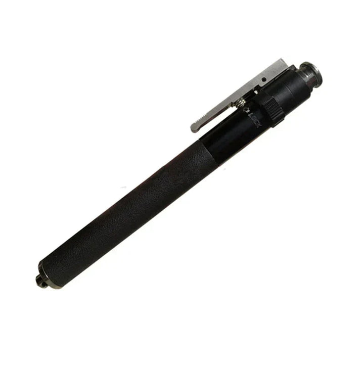 Unisex support stick, automatic folding mobility aid for elderly, offering reliable stability & comfort.
