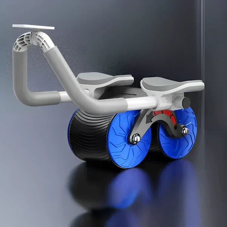 Unisex automatic rebound ab roller for core strengthening, abdominal exercise & home gym fitness.
