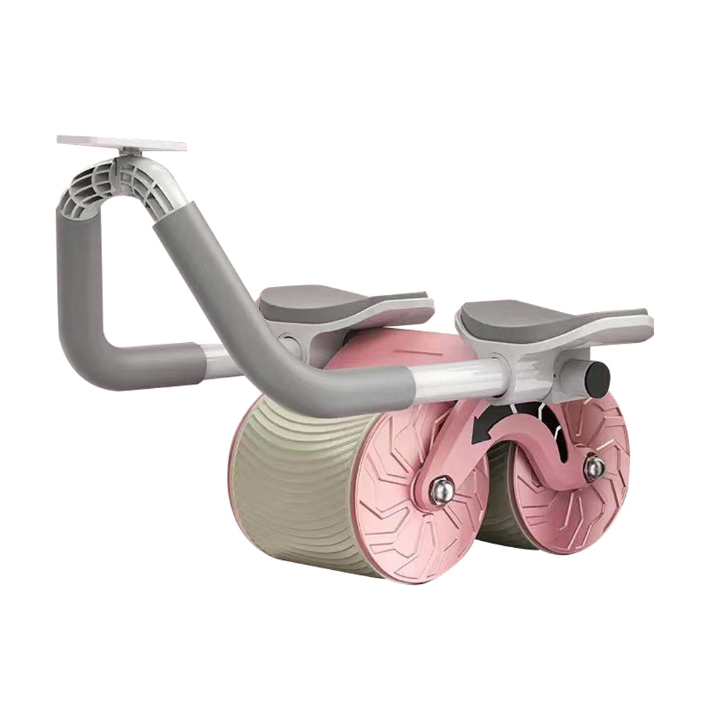 Versatile unisex automatic ab roller for fitness, enhancing core strength, abs & full body workouts.