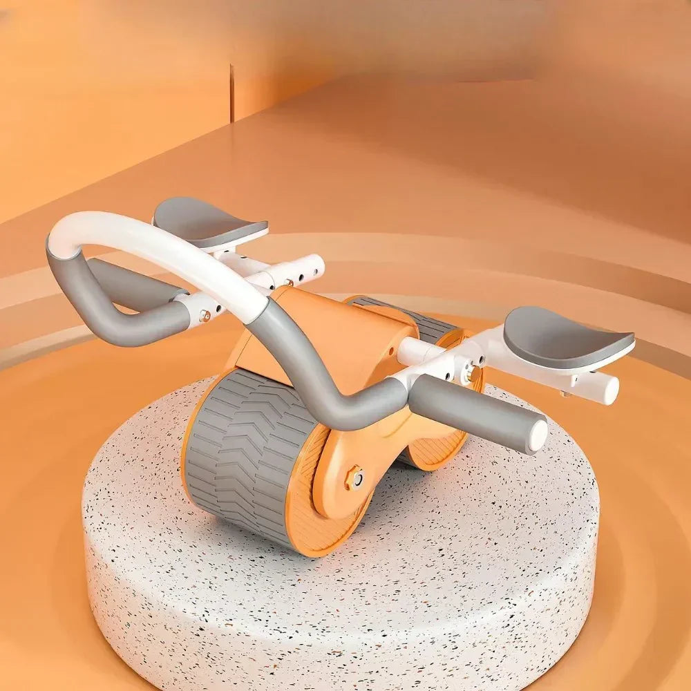 Automatic rebound ab roller, ideal fitness equipment for effective core workouts & strength training at home.
