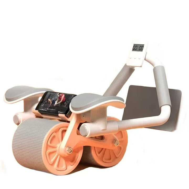 Durable automatic rebound ab roller, essential fitness equipment for superior abdominal and core training.