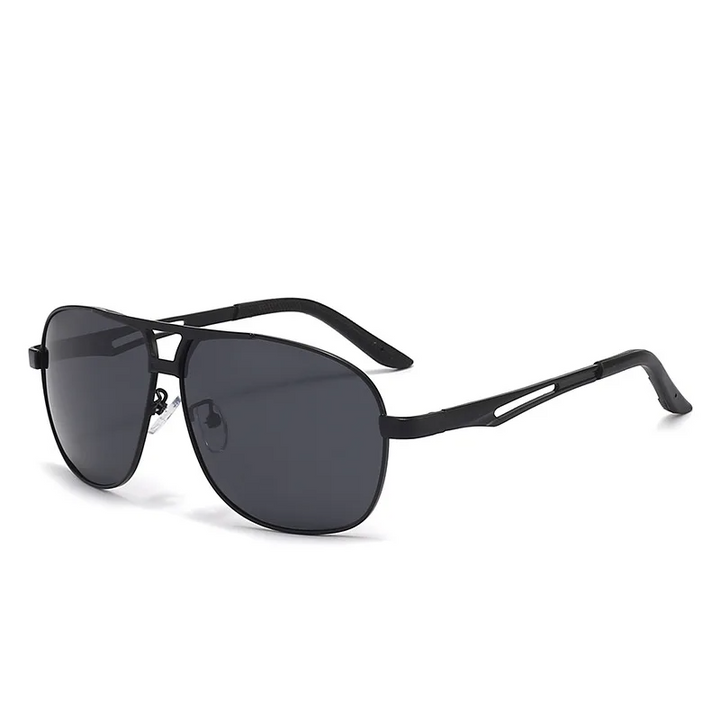 Gold alloy frame Aviator Spectra sunglasses. Unisex eyewear with anti-glare, scratch-resistant UV protection.