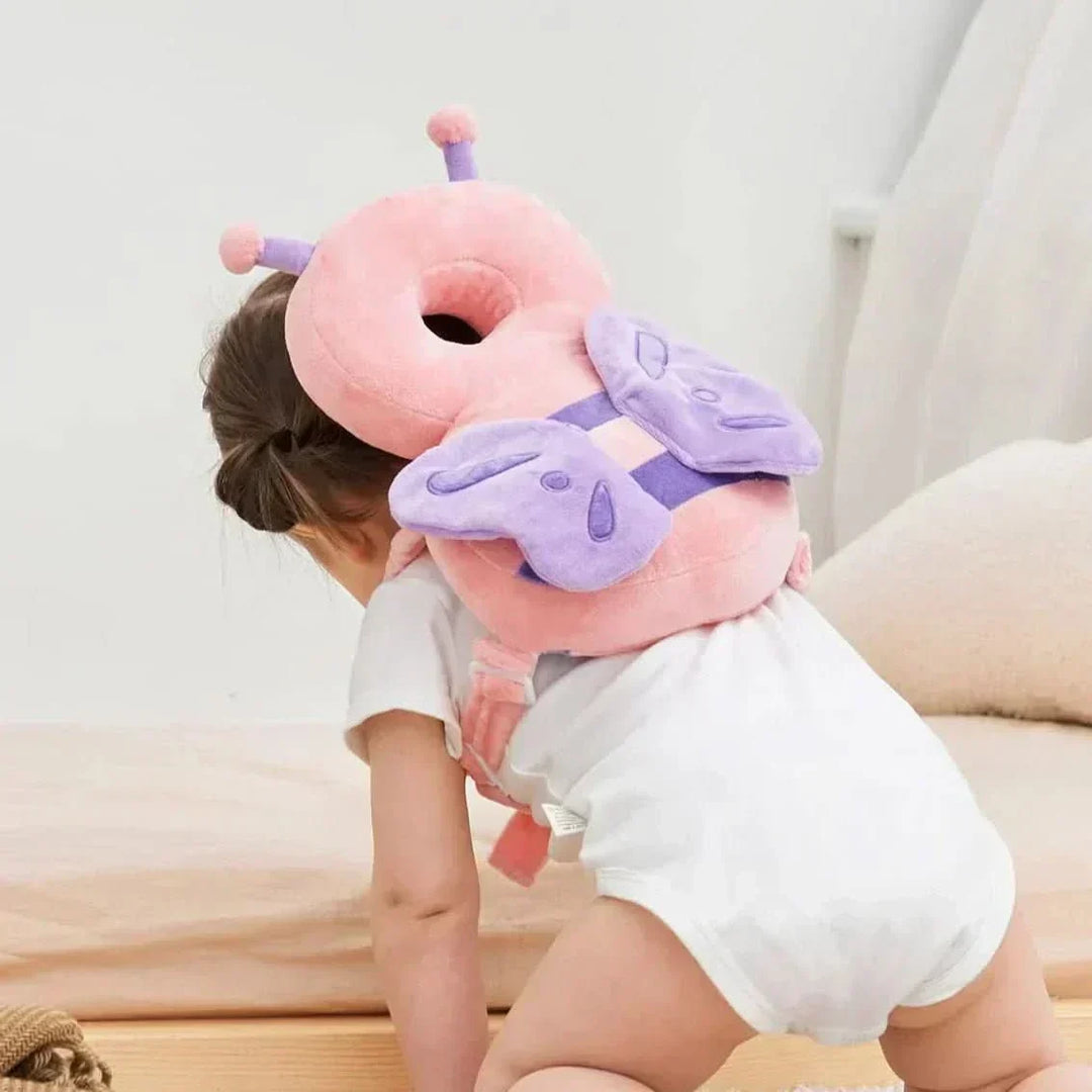 Unisex adjustable head protection, ideal soft helmet for babies learning to crawl & walk.