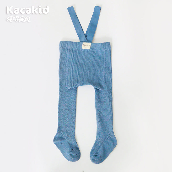 Comfortable and cute unisex baby knit broekje, high-waisted infant pants in multiple colors.