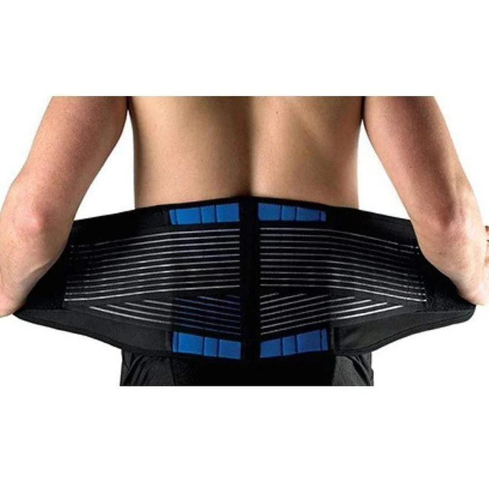 Active recovery back support brace for lower back pain, posture corrector for spine health.
