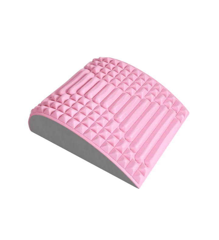 Unisex BackEase back stretcher for spinal decompression & muscle relaxation, targeting back pain relief.