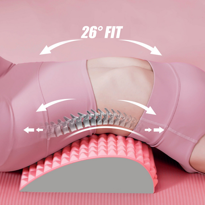 Achieve better posture & back pain relief with the BackEase unisex ergonomic back stretcher for home therapy.