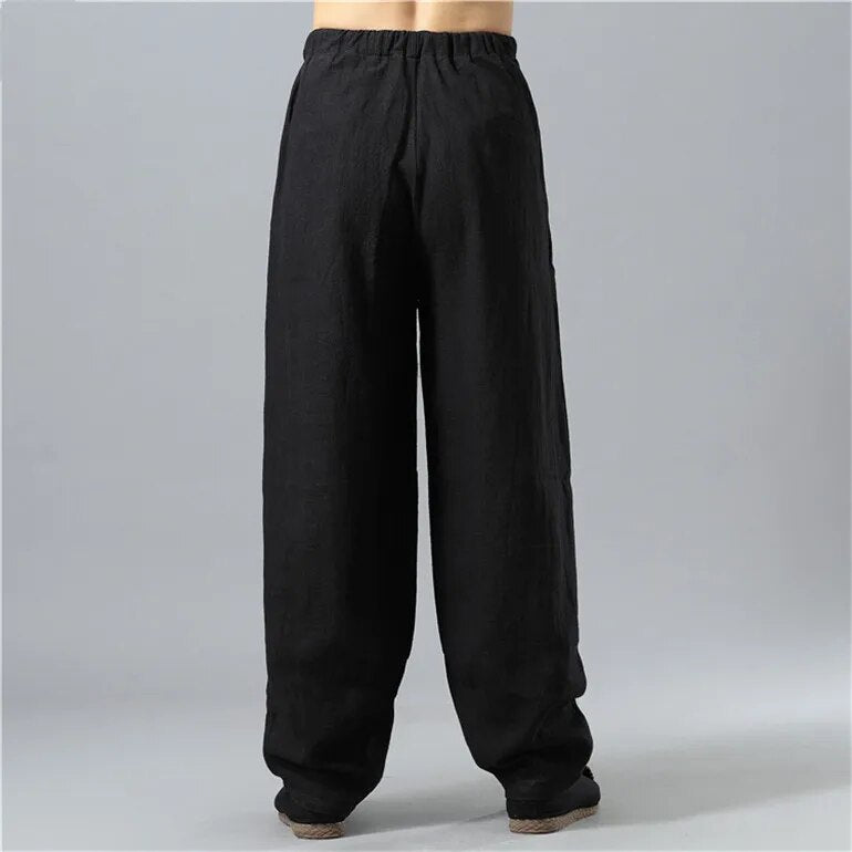 Unisex baggy fit lounge pants with adjustable drawstring waist, offering relaxed comfort and casual style.