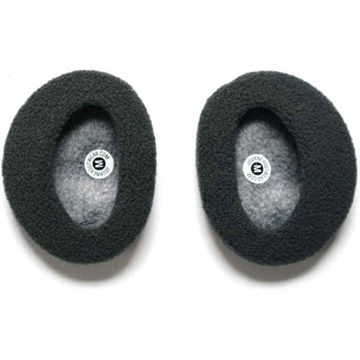 Soft bandless fleece ear warmers for unisex, providing warmth without a headband.