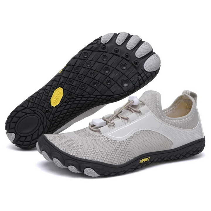 Lightweight athletic barefoot running shoes, perfect for trail agility, ground feel, & quick lace.