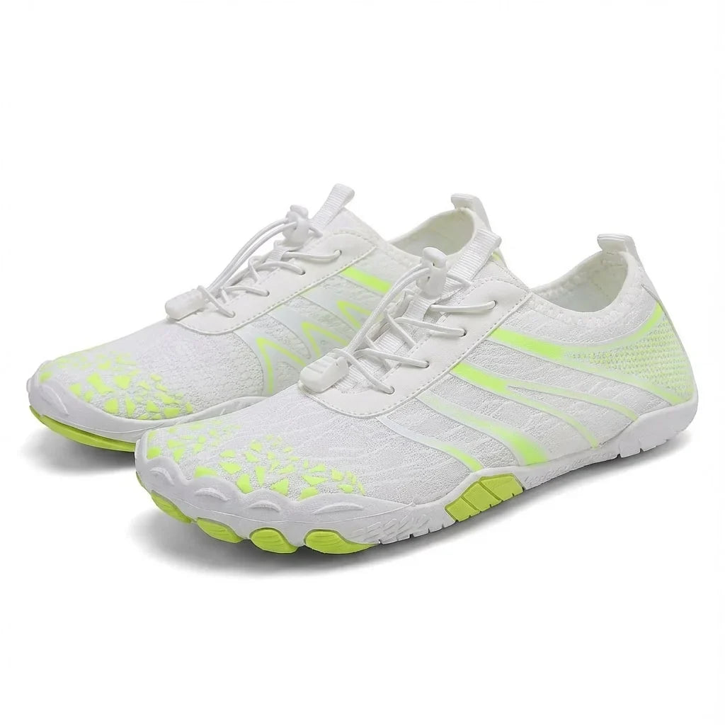 Breathable unisex barefoot comfort shoes, wide toe box & non-slip design.