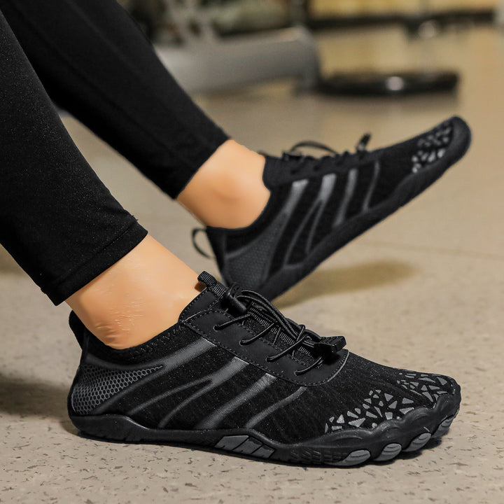 Everyday barefoot walking shoes, unisex with a wide toe box & non-slip grip.