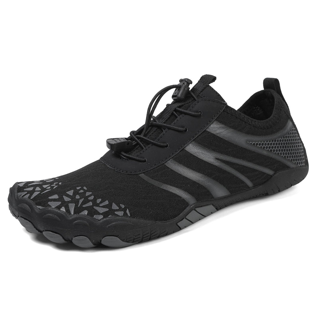 Walking-ready unisex barefoot shoes, non-slip sole and wide toe box comfort.