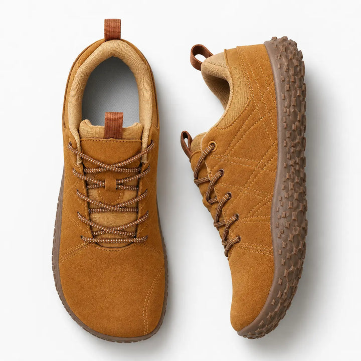 Barefoot hiking trainers with spacious wide toe box for ultimate comfort & natural foot splay.