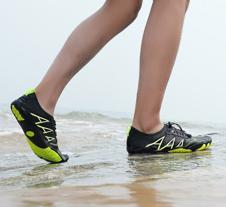 Durable beach shoes for water sports, non-slip sole, ideal for fishing & exploring.