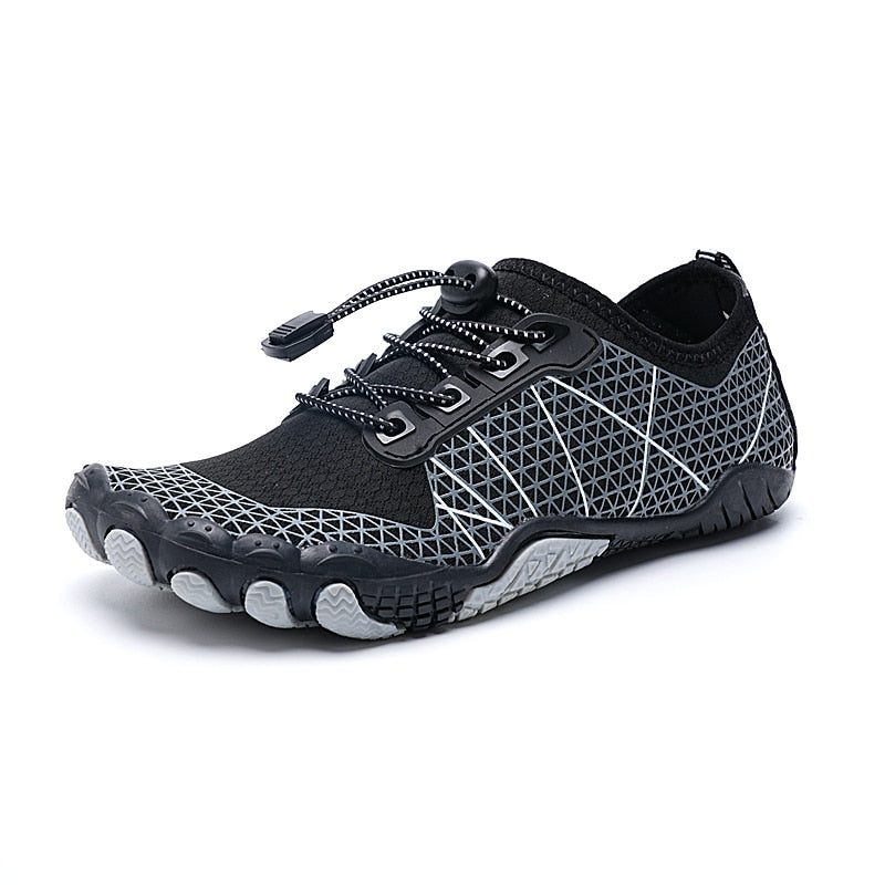 Unisex swim shoes with flexible sole, essential for snorkeling, lake fun & aquatic workouts.