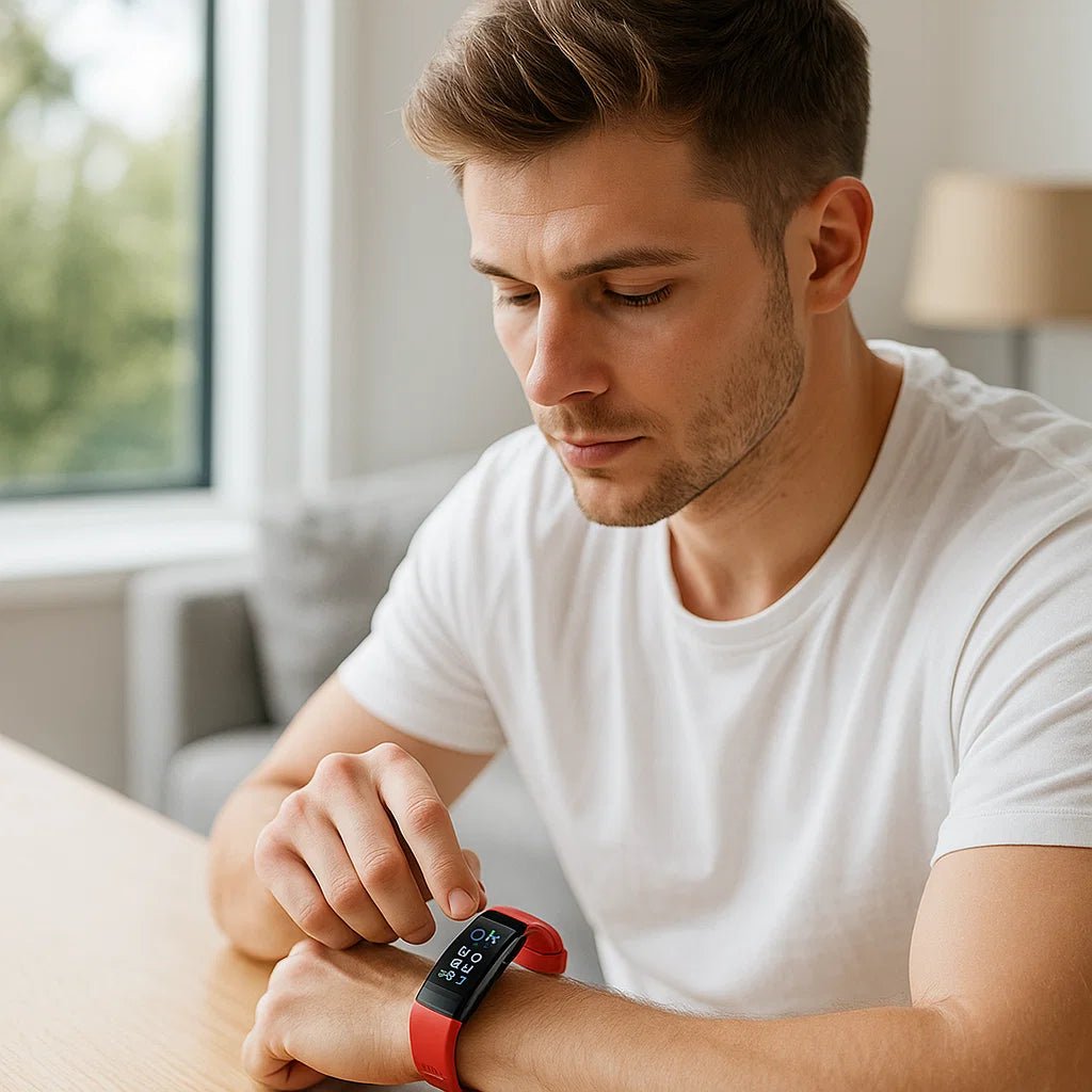 BIOWATCH Fitness Tracker smartwatch for activity, sleep, and heart health. Digital wearable tech.