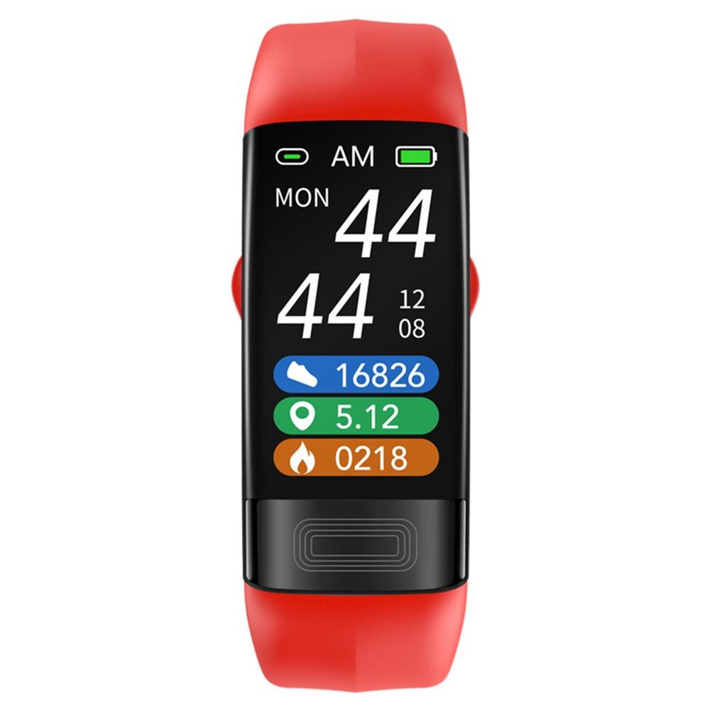 Unisex BIOWATCH Smart Health Tracker. A digital watch with ECG, BP, and sleep monitoring. Fitness tech.