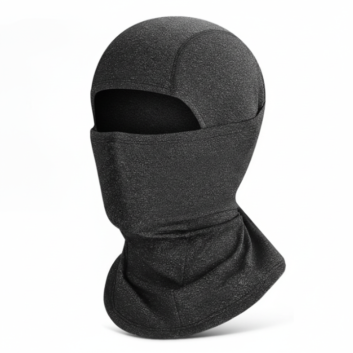 Unisex fleeceGUARD beanie in red, designed for warmth during winter sports and running.