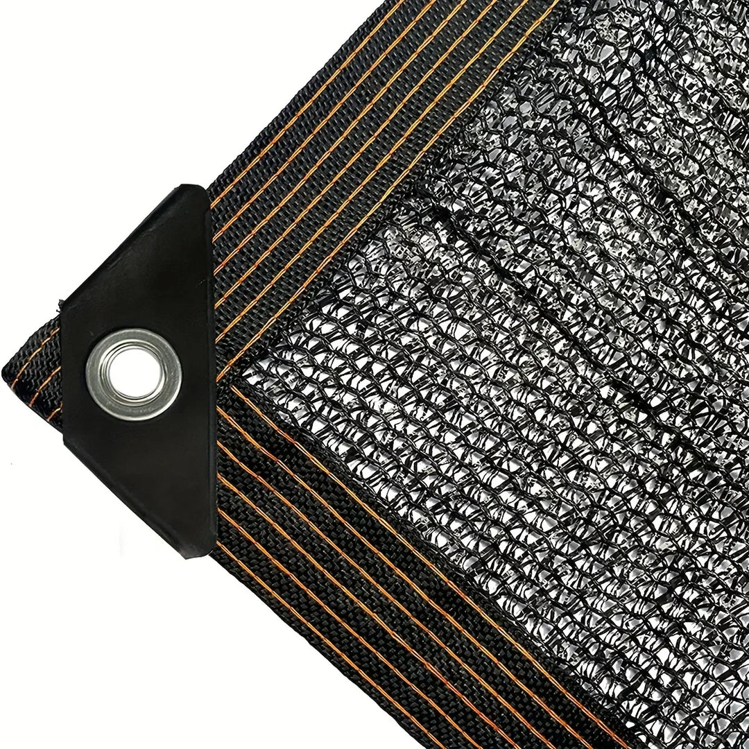 SunGuard black shade cloth mesh cover for outdoor sun protection, carport, or patio use