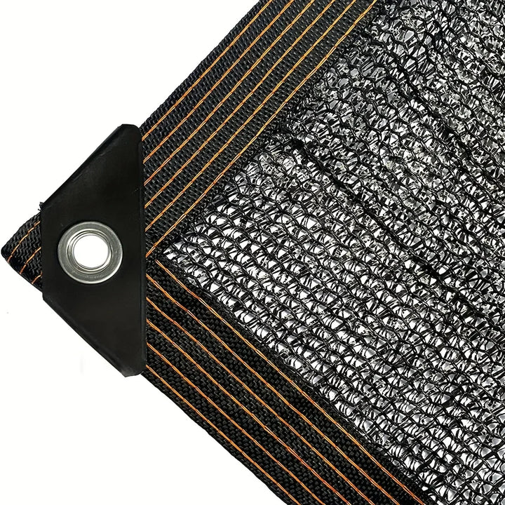 SunGuard black shade cloth mesh cover for outdoor sun protection, carport, or patio use