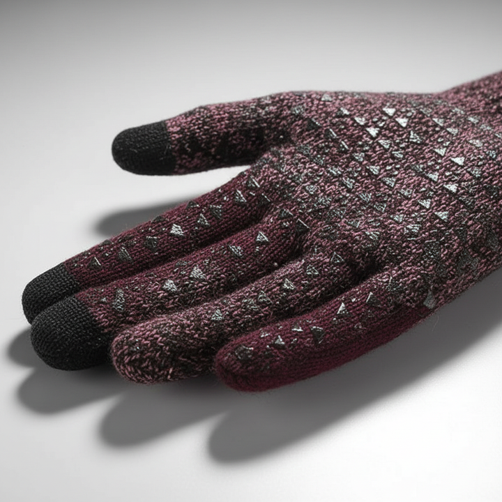 CozyConnect thermal gloves in charcoal, perfect for cold weather