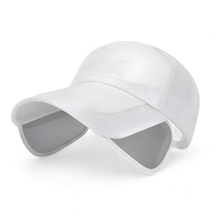 Adjustable sportswear visor cap for UV protection, ideal for outdoor activities and summer sports.