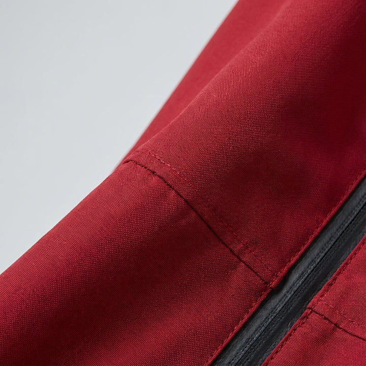 Close-up of Unisex Winter Ski Jacket, highly insulated outerwear for extreme conditions