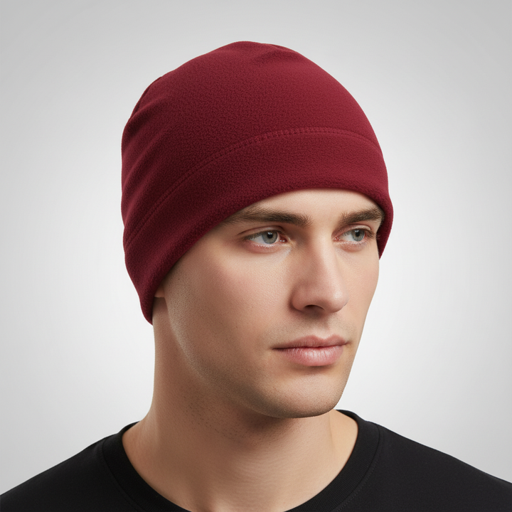 CozyShield windproof fleece beanie, a comfortable and warm hat for extreme cold weather