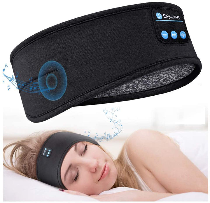 Travel-friendly Bluetooth sleep mask. Ideal audio eye mask for relaxation, meditation & enhanced rest.