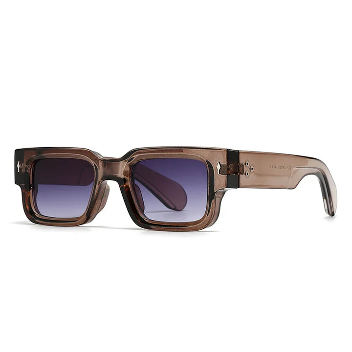Stylish eyewear: unisex bold chunky frame sunglasses, a trendy fashion accessory for all.