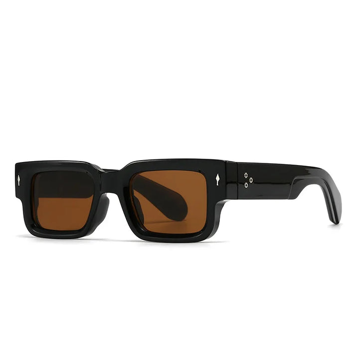 Trendy unisex sunglasses: bold chunky frames, essential fashion accessory with reliable UV protection.