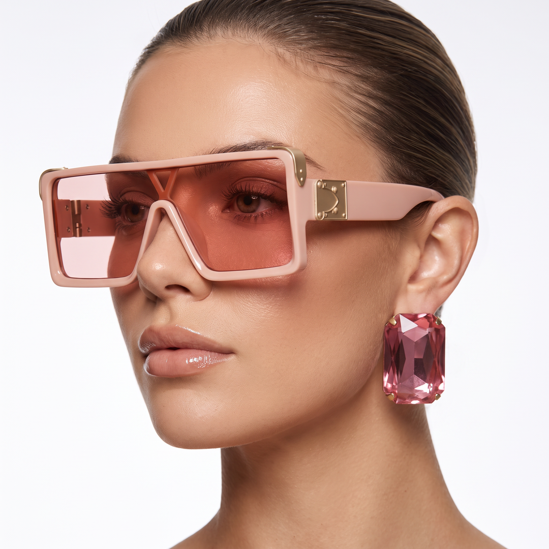 Fashion-forward unisex bold frame sunglasses. Essential UV protection eyewear for driving, travel, & outdoor style.