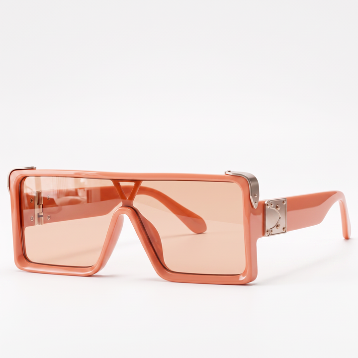 High-quality unisex bold frame UV protection sunglasses. Fashionable eyewear for travel, driving, & outdoor activities.