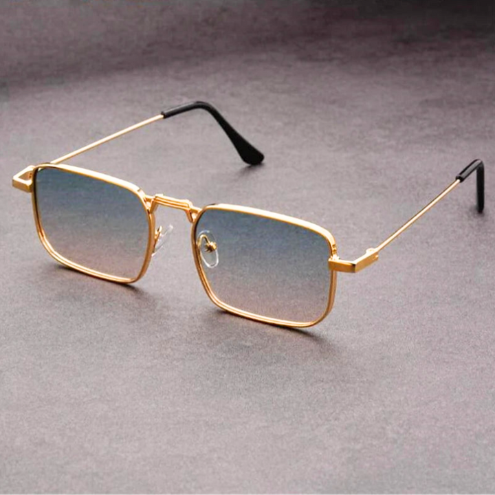 Statement rectangular sunglasses, bold style, unisex fashion eyewear for all-day wear.