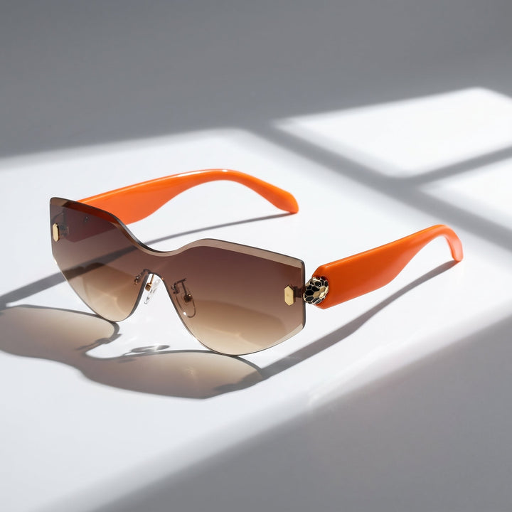 Unisex retro square frame sunglasses, a key fashion accessory providing UV400 eye protection.