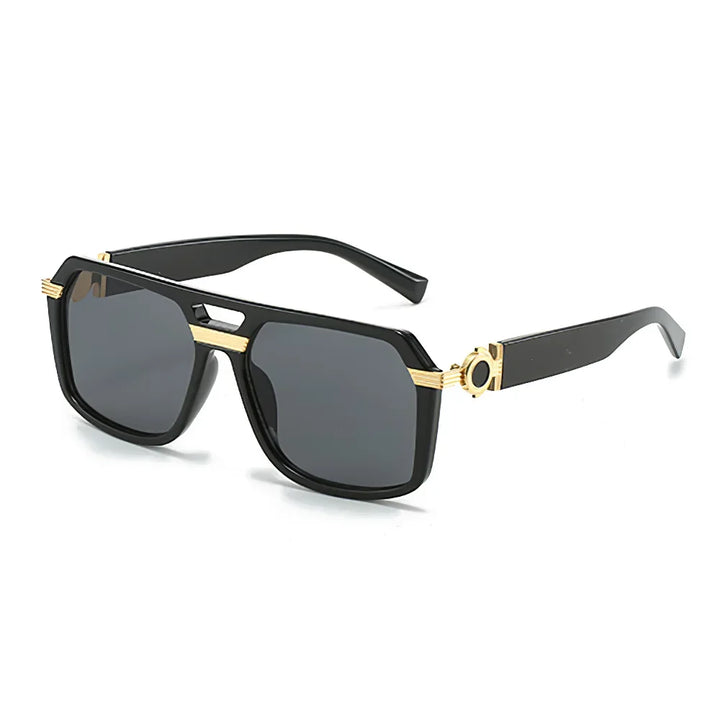 UV400 protected bold square sunglasses; a perfect pair of unisex fashion eyewear for all seasons.
